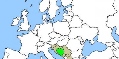 خريطة البوسنة الموقع على 